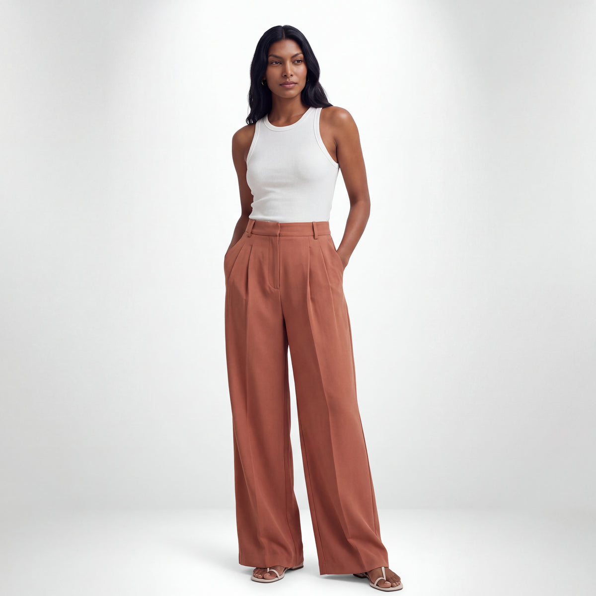 PAOLA | PANTALÓN PLISADO ELEGANTE