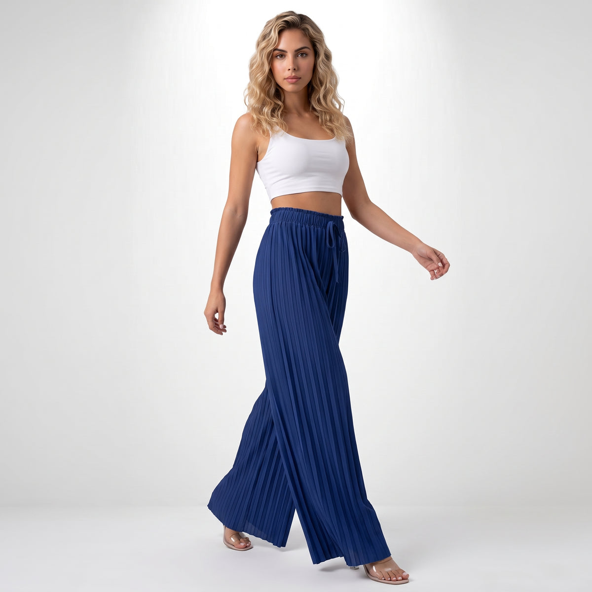 GEMMA | PANTALÓN PLISADO WIDE LEG