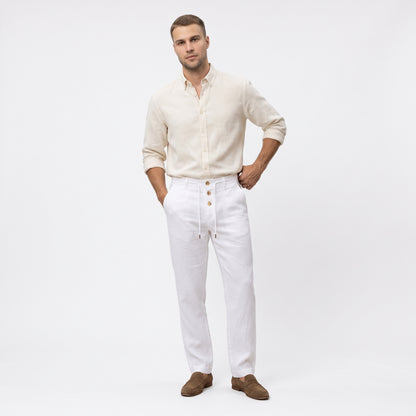GABRIEL | PANTALÓN DE LINO RELAJADO