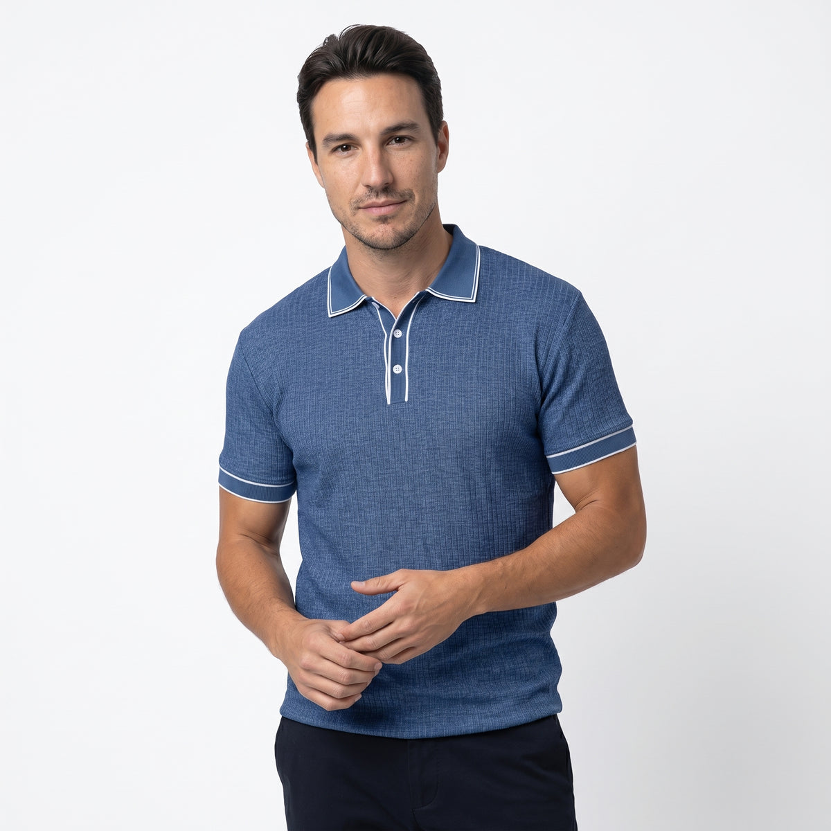 PAOLO | POLO DE PUNTO ACANALADO