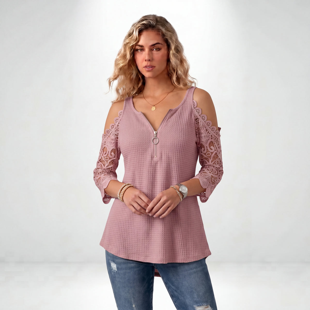 GABRIELA | BLUSA CON ENCAJE