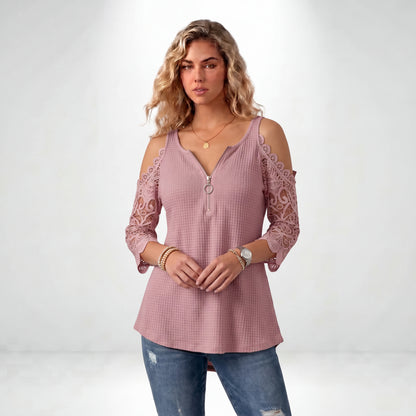 GABRIELA | BLUSA CON ENCAJE