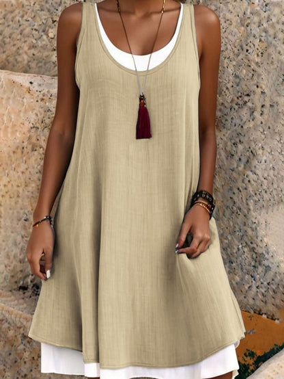✨Neu! Sommerliches Layering-Kleid ohne Träger - 🔥Jetzt 50% sparen!