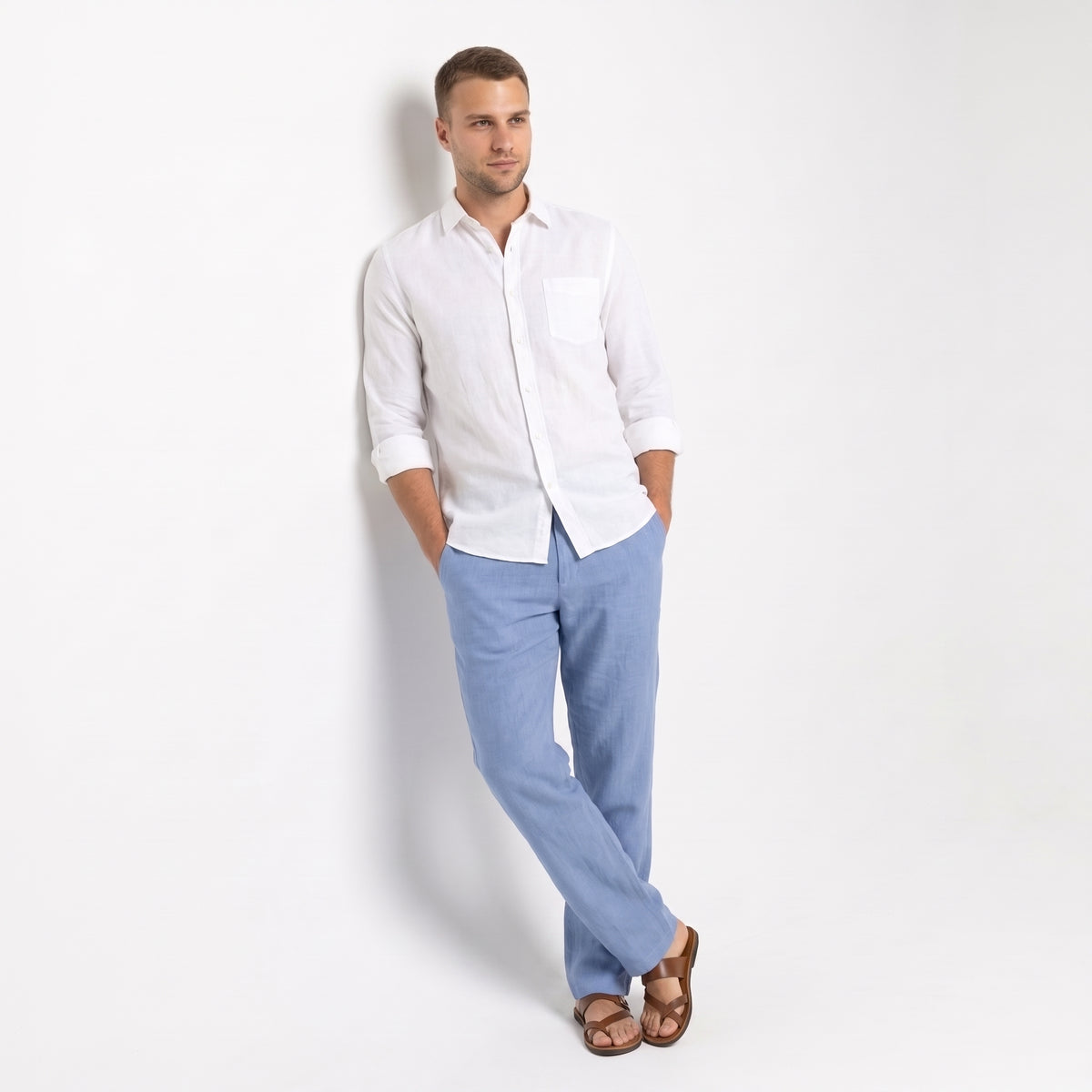 GIULIO | PANTALÓN CASUAL DE PIERNA RECTA