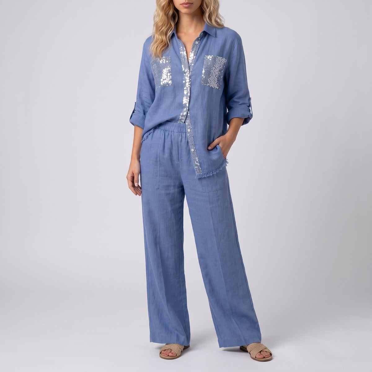 SAMARA | CONJUNTO CON DETALLES DE LENTEJUELAS