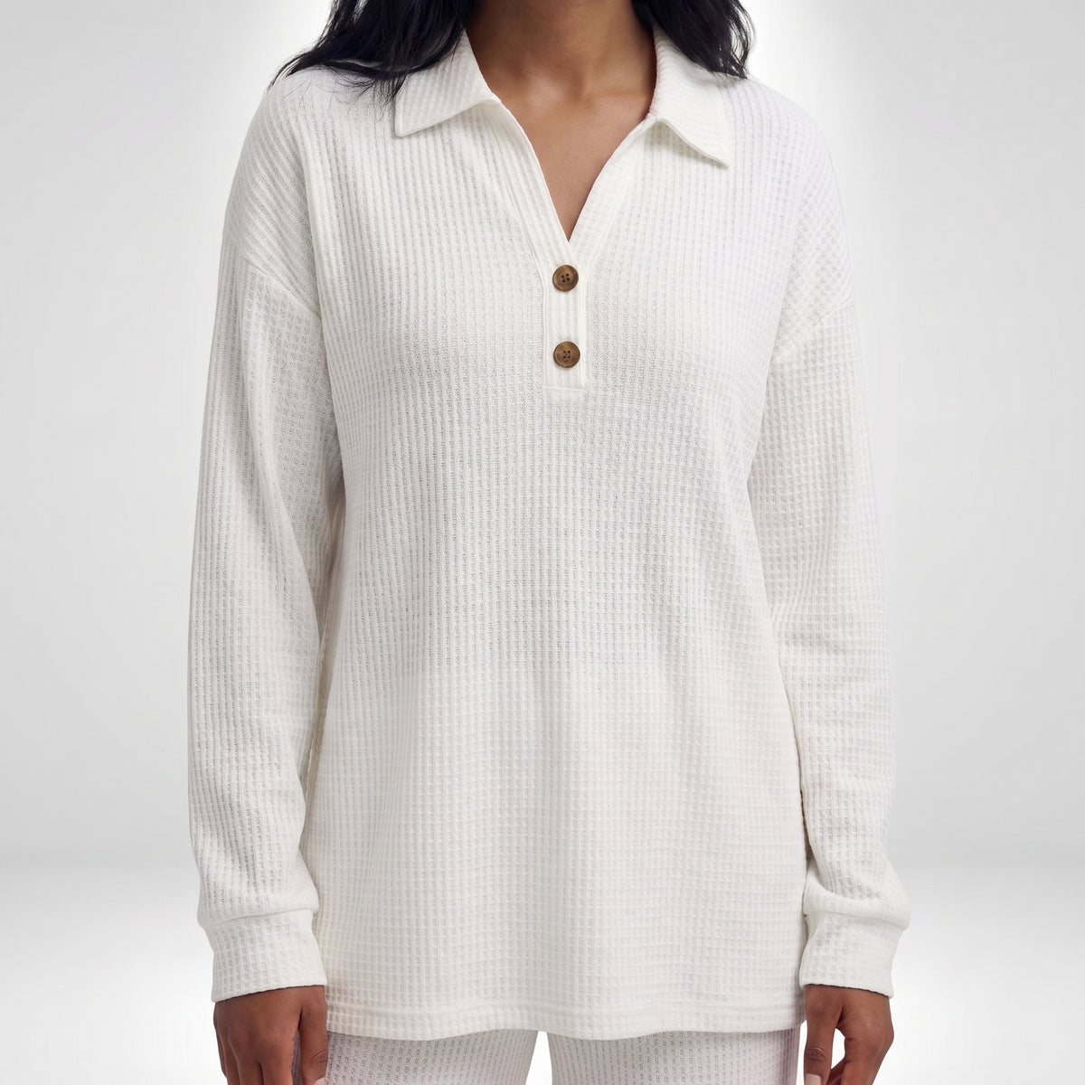 CHIARA | BLUSA CON TEXTURA WAFFLE
