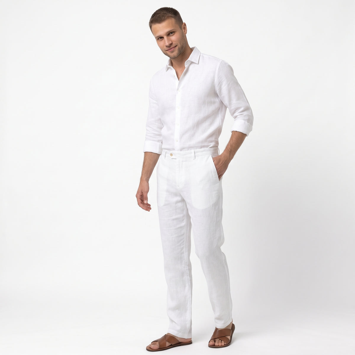 GIULIO | PANTALÓN CASUAL DE PIERNA RECTA