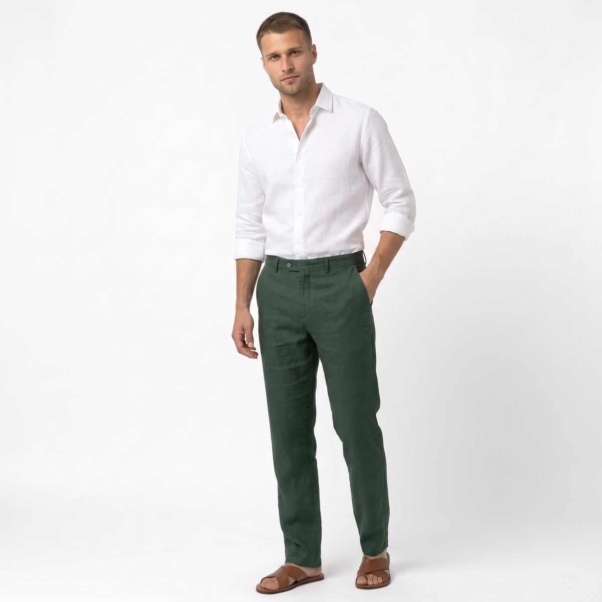 GIULIO | PANTALÓN CASUAL DE PIERNA RECTA