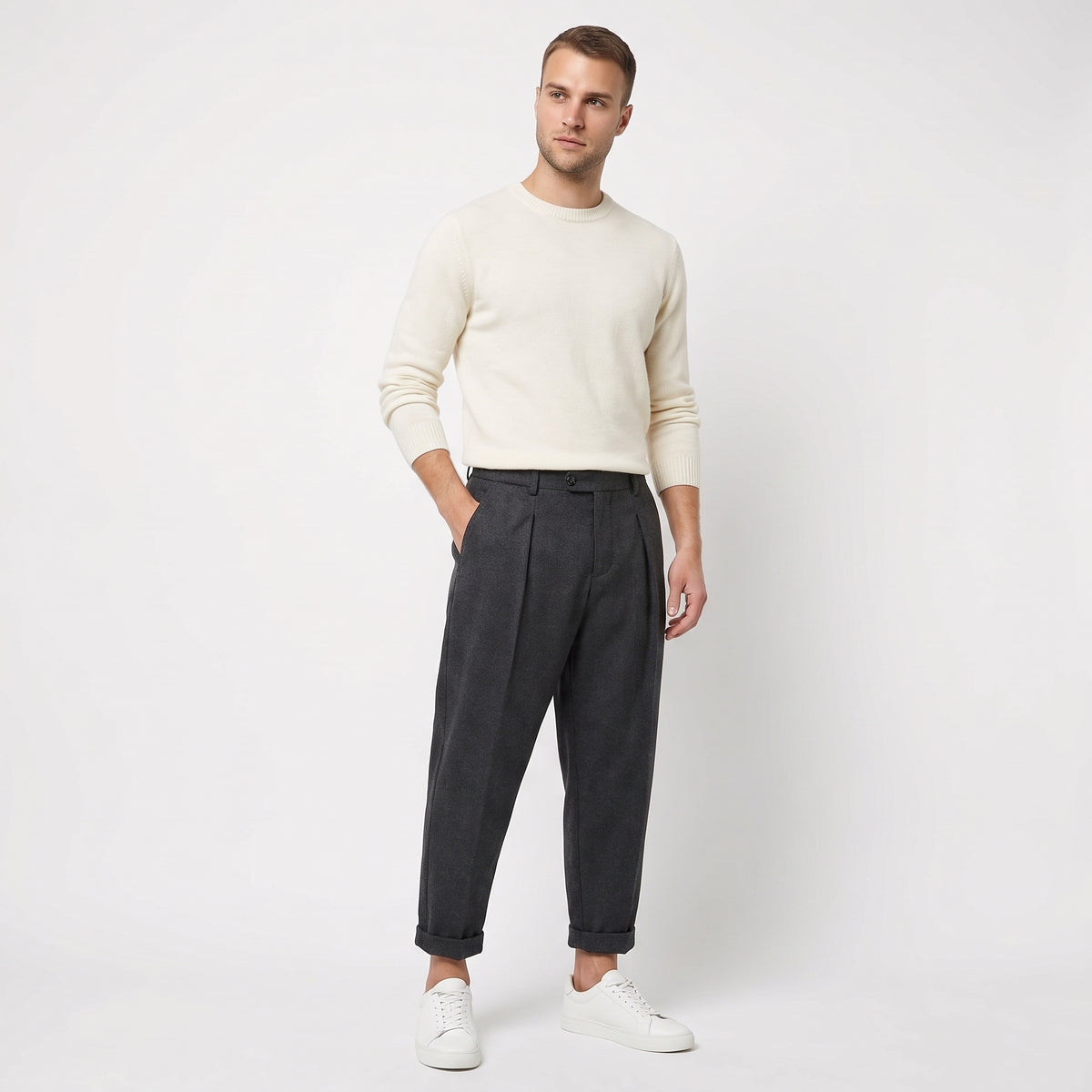 RICARDO | PANTALÓN DE EFECTO SUEDE
