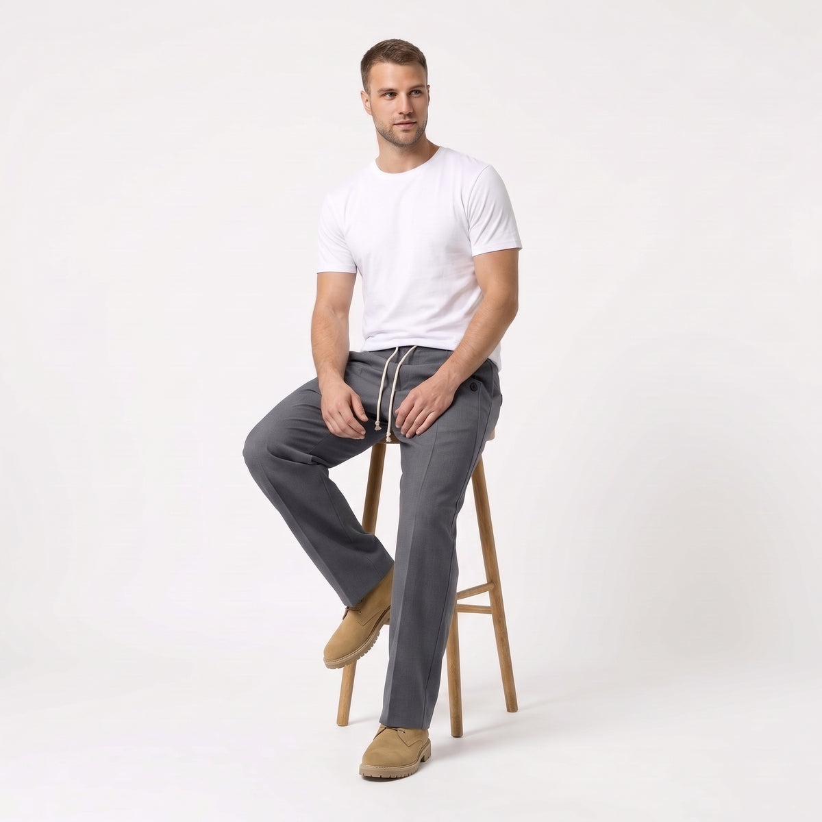 ALLESIO | PANTALÓN RELAJADO DE ALGODÓN