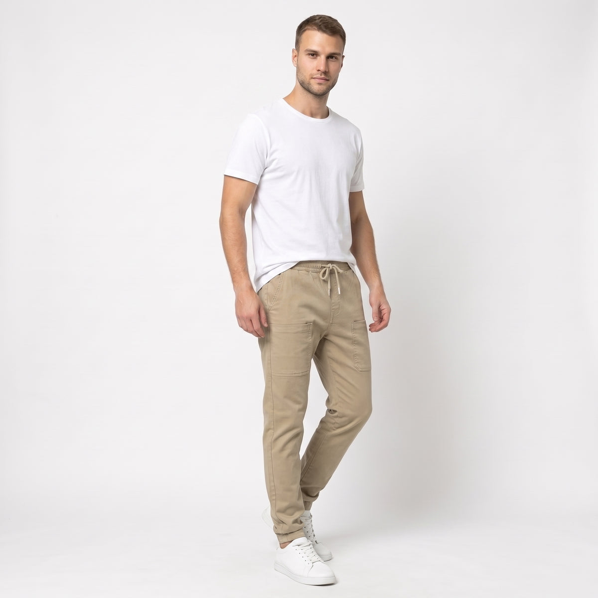 SANTINO | PANTALÓN CARGO ELÁSTICO