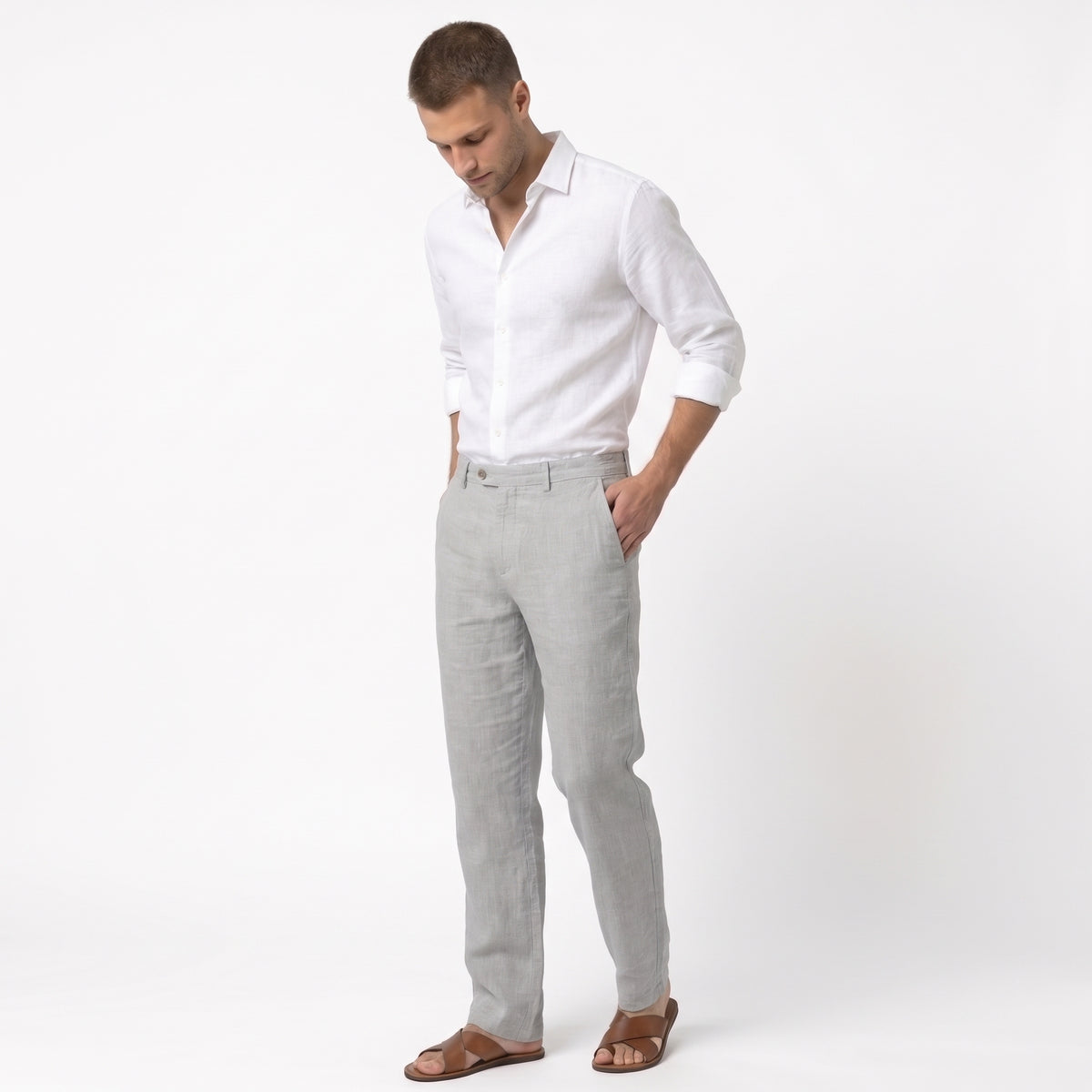 GIULIO | PANTALÓN CASUAL DE PIERNA RECTA