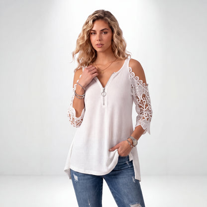 GABRIELA | BLUSA CON ENCAJE