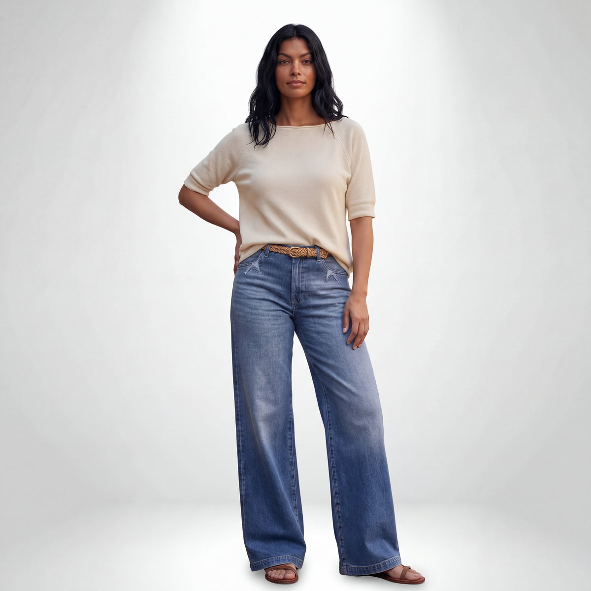 DANIELA | JEANS DE PIERNA ANCHA