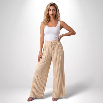 GEMMA | PANTALÓN PLISADO WIDE LEG