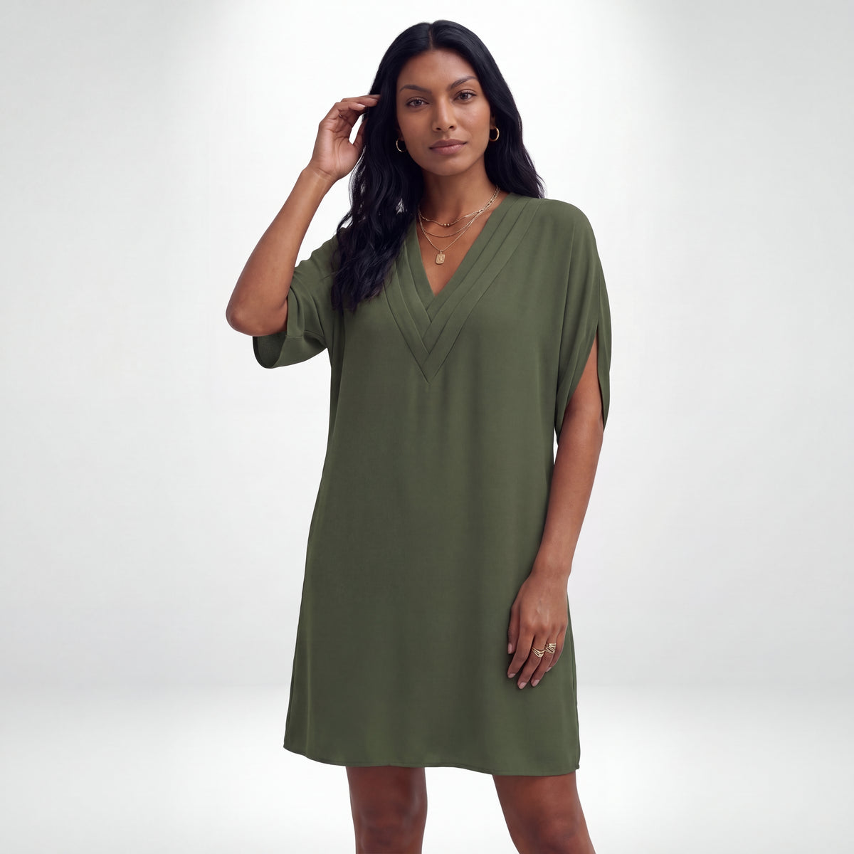 LUISA | VESTIDO DE VERANO CON ESCOTE EN V