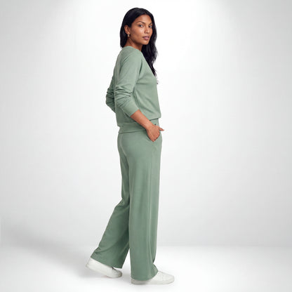 ROSA | CONJUNTO WIDE LEG DE 2 PIEZAS