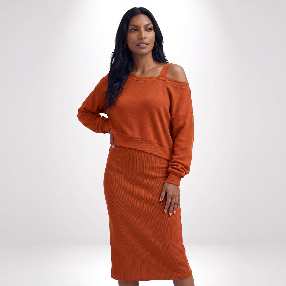 ABRIL | CONJUNTO VESTIDO & SUÉTER