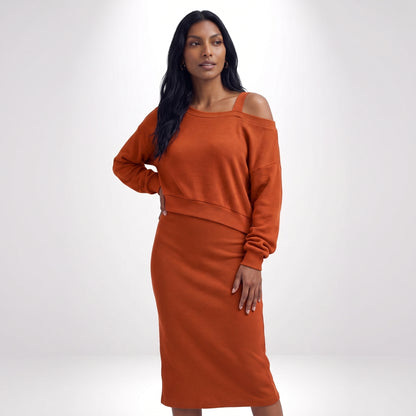 ABRIL | CONJUNTO VESTIDO & SUÉTER