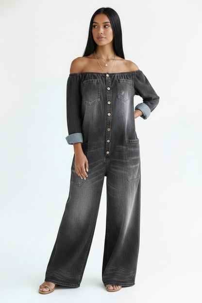 Ambar - Jumpsuit Negro Nueva Pose