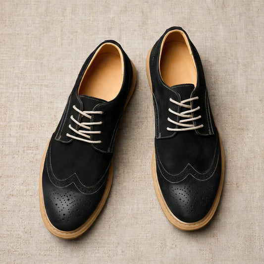 SIMÓN | ZAPATO WINGTIP DE PIEL