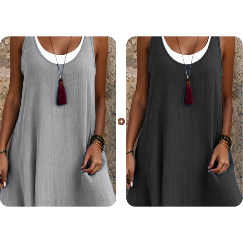 ✨Neu! Sommerliches Layering-Kleid ohne Träger - 🔥Jetzt 50% sparen!