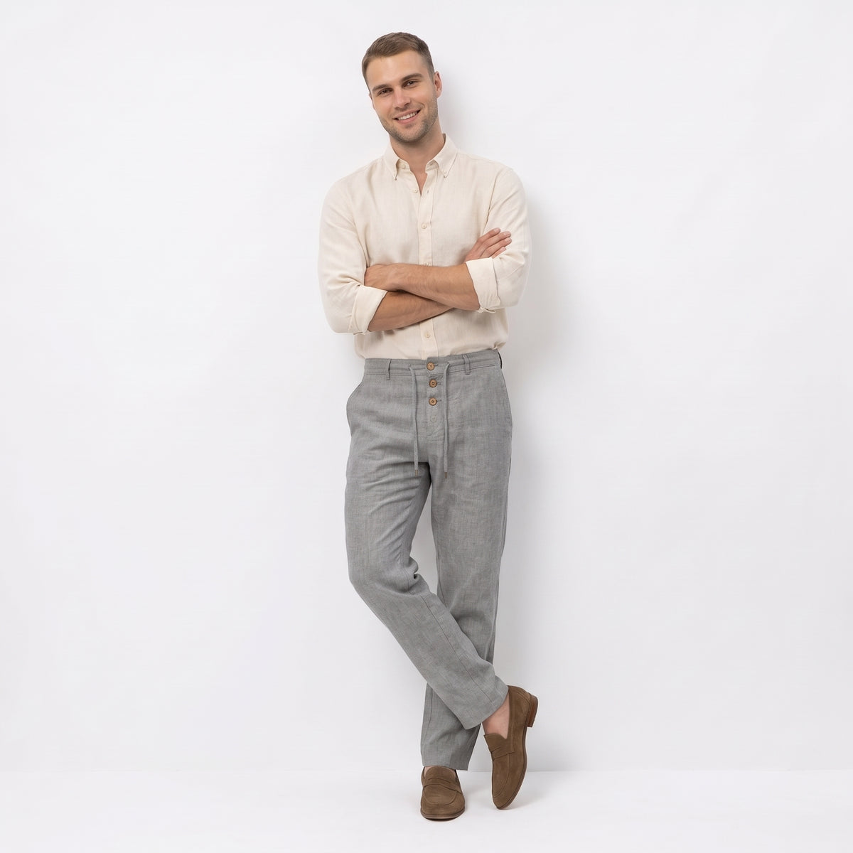 GABRIEL | PANTALÓN DE LINO RELAJADO