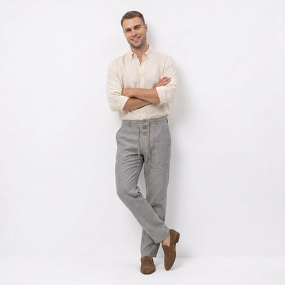 GABRIEL | PANTALÓN DE LINO RELAJADO