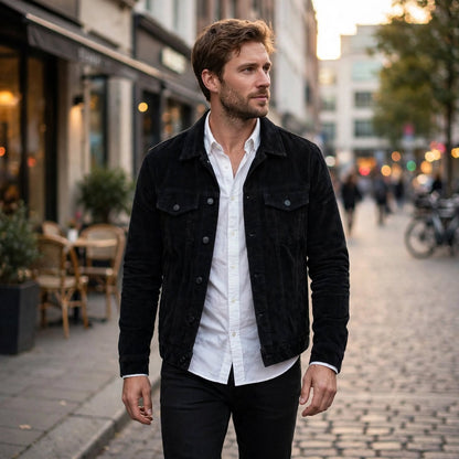 ESTEBAN | CHAQUETA TRUCKER DE PANA