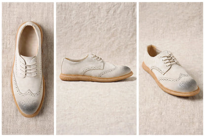 SIMÓN | ZAPATO WINGTIP DE PIEL