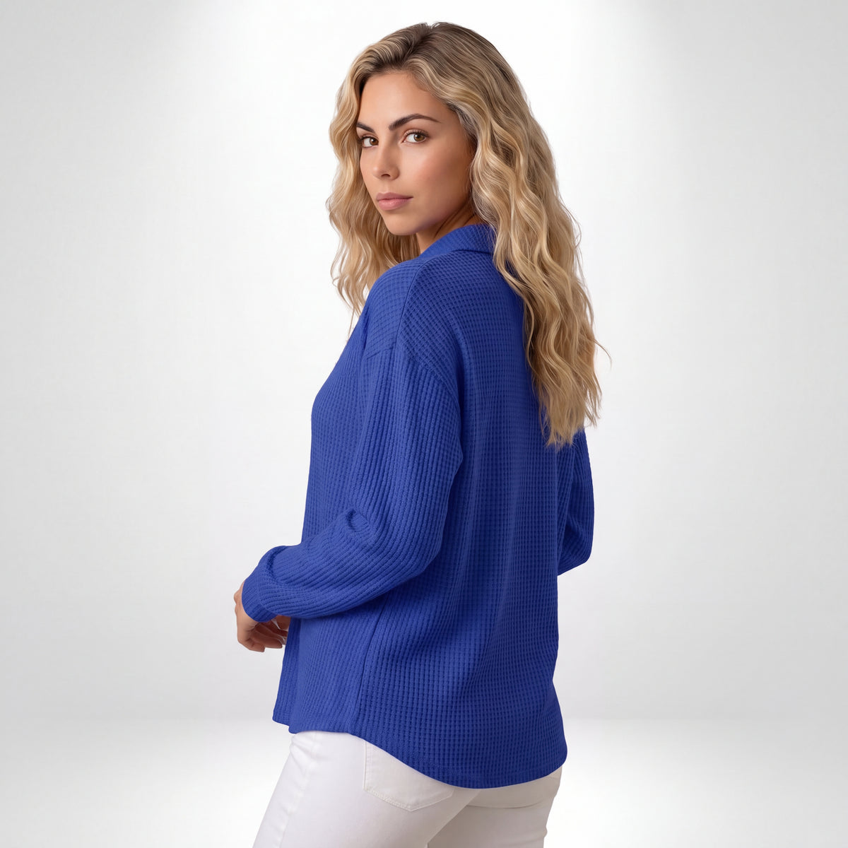MARCELLA | TOP DE PUNTO CON ESCOTE EN V
