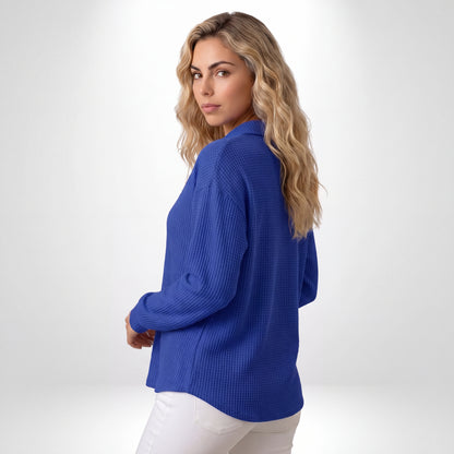 MARCELLA | TOP DE PUNTO CON ESCOTE EN V