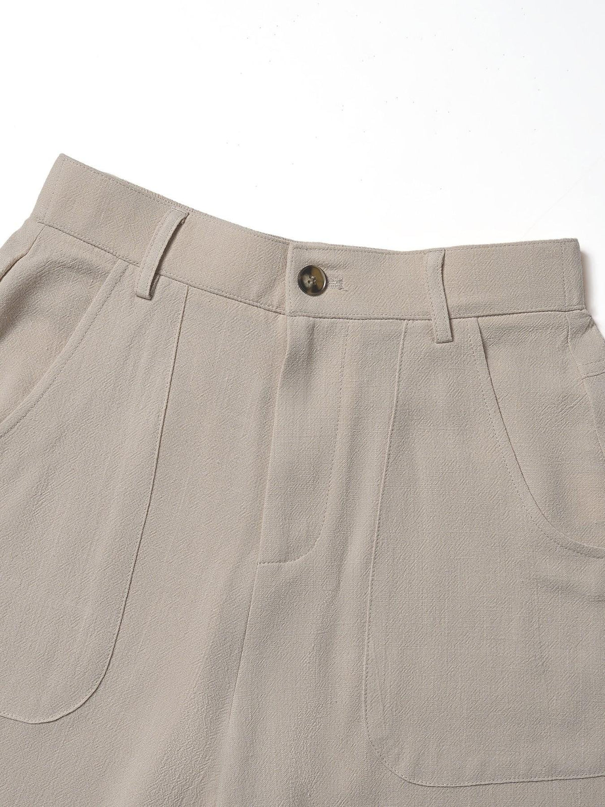 🔥 HALBPREIS DEAL ☀️ Lässige Damen Loungehose aus Baumwoll-Leinen-Mix 👖 Fließend, gerades Bein & hoher Bund – perfekt für Sommer & Alltag 🌸