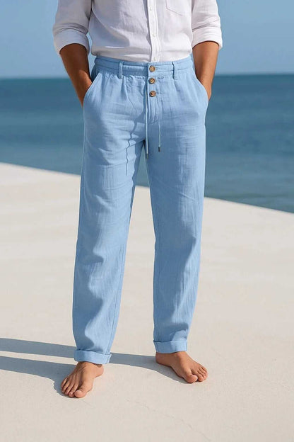 André Ferran Porto Linen Trousers