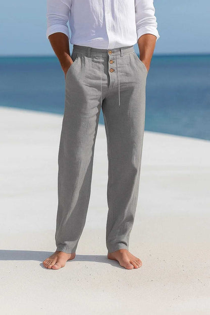 André Ferran Porto Linen Trousers