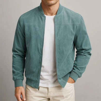 André Ferran Velour Suede Jacket