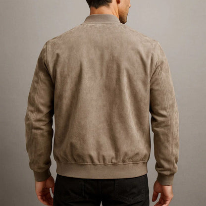 André Ferran Velour Suede Jacket
