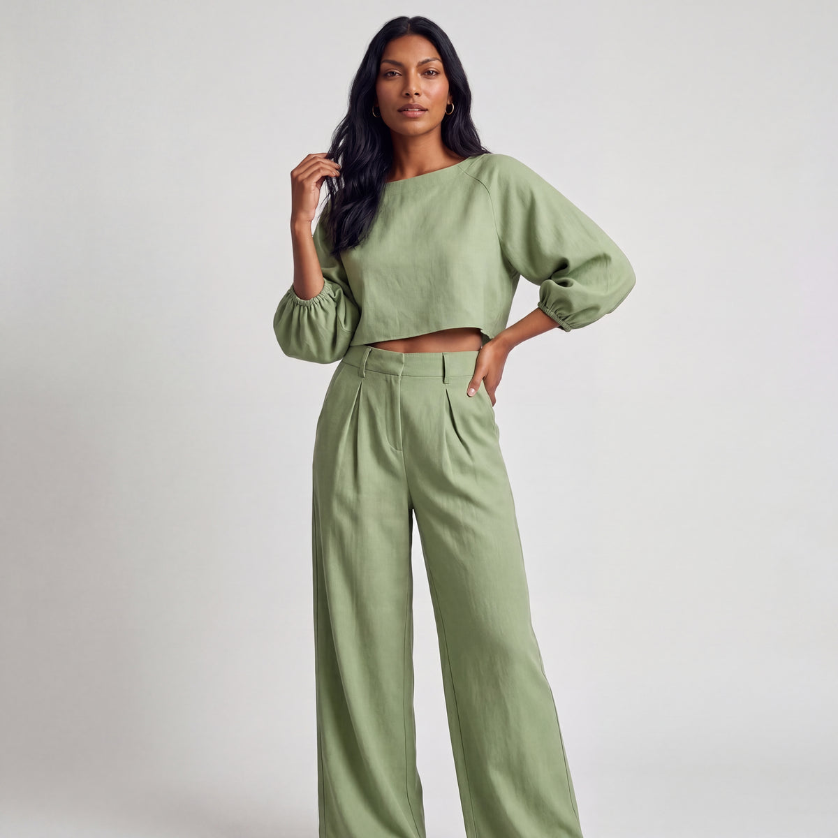 ROSALIA | CONJUNTO WIDE LEG DE 2 PIEZAS