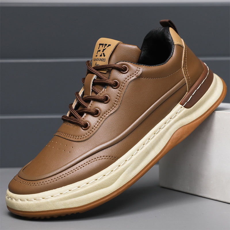 Lässige, bequeme Herren-Turnschuhe aus Leder
