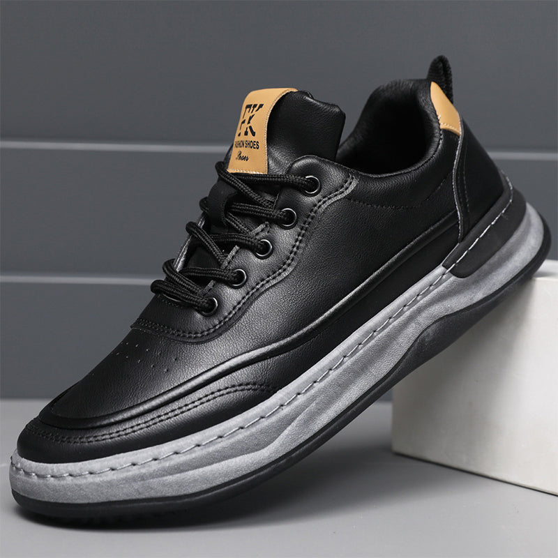 Lässige, bequeme Herren-Turnschuhe aus Leder