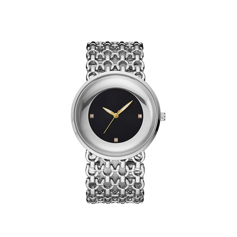RENATA | RELOJ REDONDO CON BRAZALETE