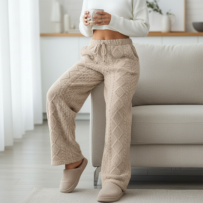 BEGOÑA | PANTALÓN RECTO GRUESO Y CÁLIDO
