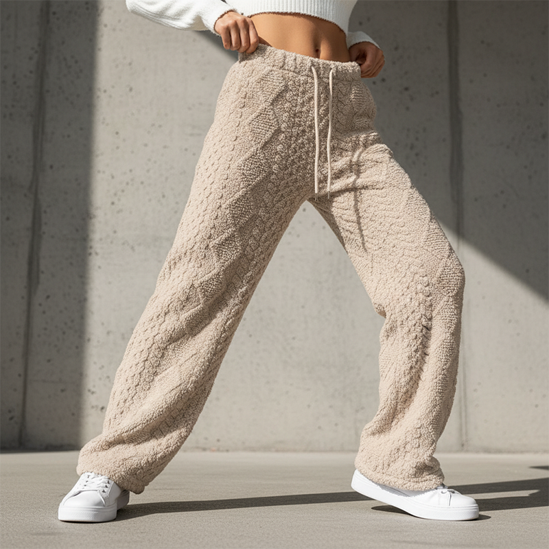BEGOÑA | PANTALÓN RECTO GRUESO Y CÁLIDO