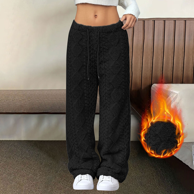 BEGOÑA | PANTALÓN RECTO GRUESO Y CÁLIDO