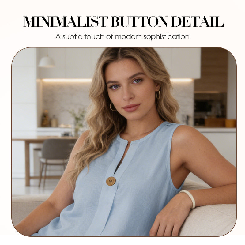 LOLA | CONJUNTO DE TOP Y PANTALÓN ANCHO DE LINO