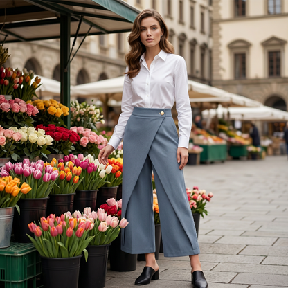 REBECA | PANTALÓN CORTO PATCHWORK
