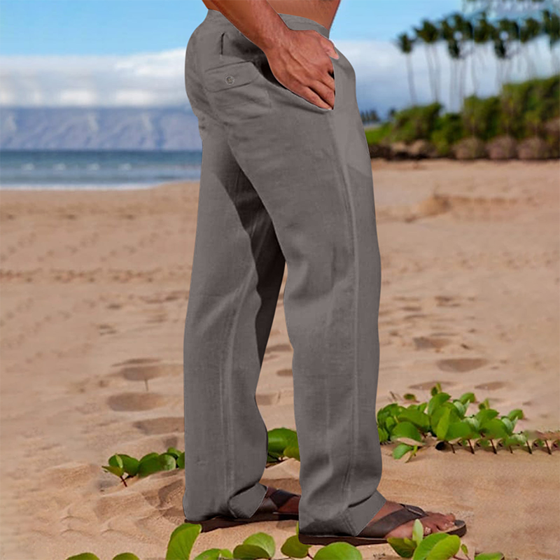 🔥Zeitlich begrenztes Angebot-Herren-Freizeithose mit geradem Bein
