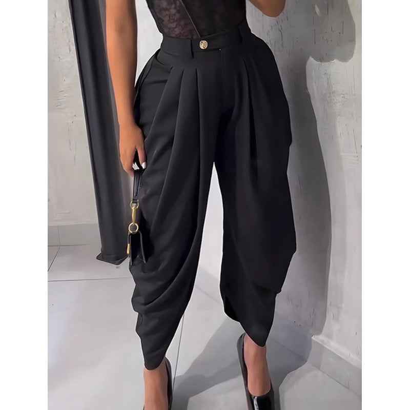 ESTHER | PANTALÓN ANCHO DE TIRO ALTO