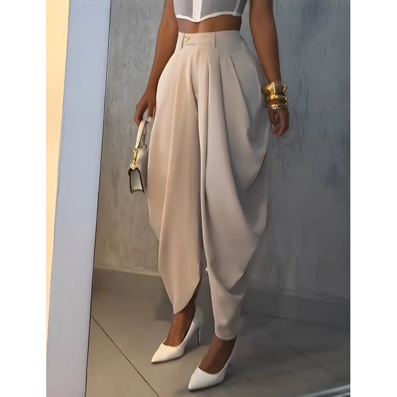 ESTHER | PANTALÓN ANCHO DE TIRO ALTO