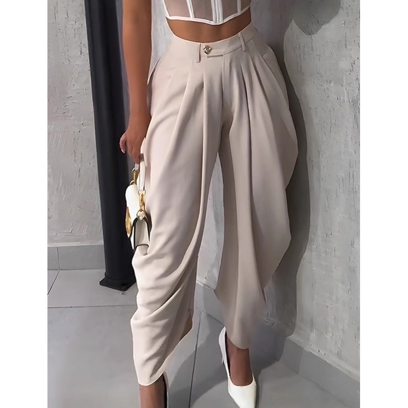 ESTHER | PANTALÓN ANCHO DE TIRO ALTO